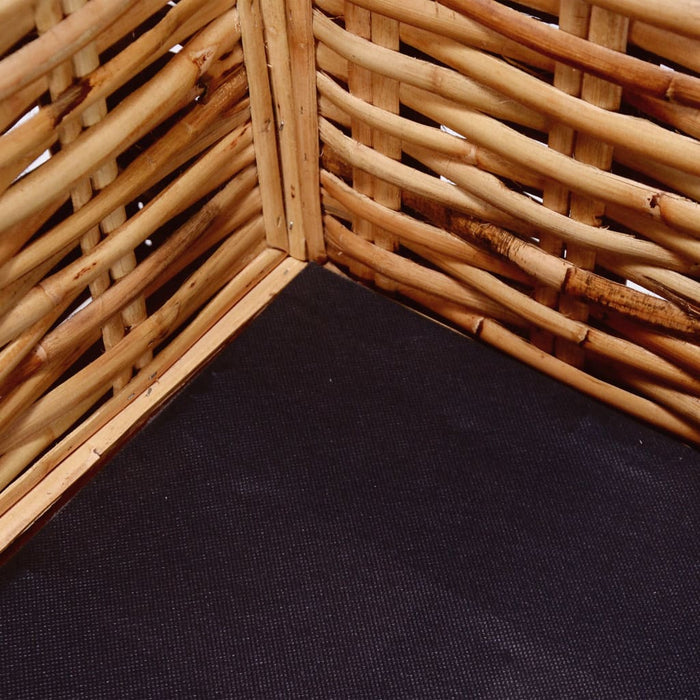 Canapea de grădină cu 3 locuri, ratan natural - WALTI WALTI