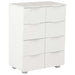 Dulap, alb extralucios, 60x35x80 cm, lemn prelucrat - WALTI WALTI