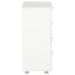 Dulap, alb extralucios, 60x35x80 cm, lemn prelucrat - WALTI WALTI