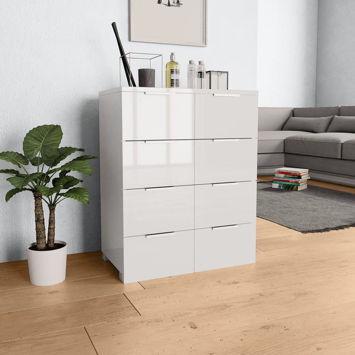 Dulap, alb extralucios, 60x35x80 cm, lemn prelucrat - WALTI WALTI