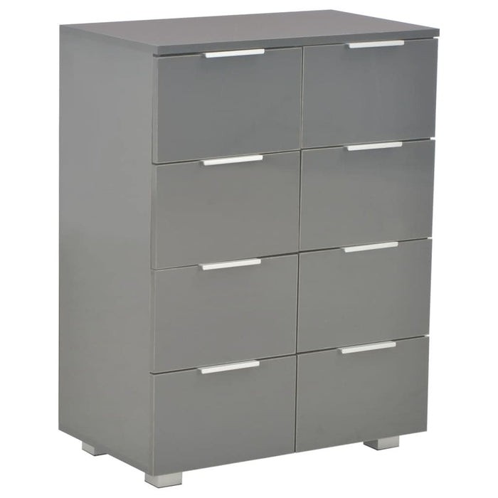 Dulap, gri extralucios, 60x35x80 cm, lemn prelucrat - WALTI WALTI