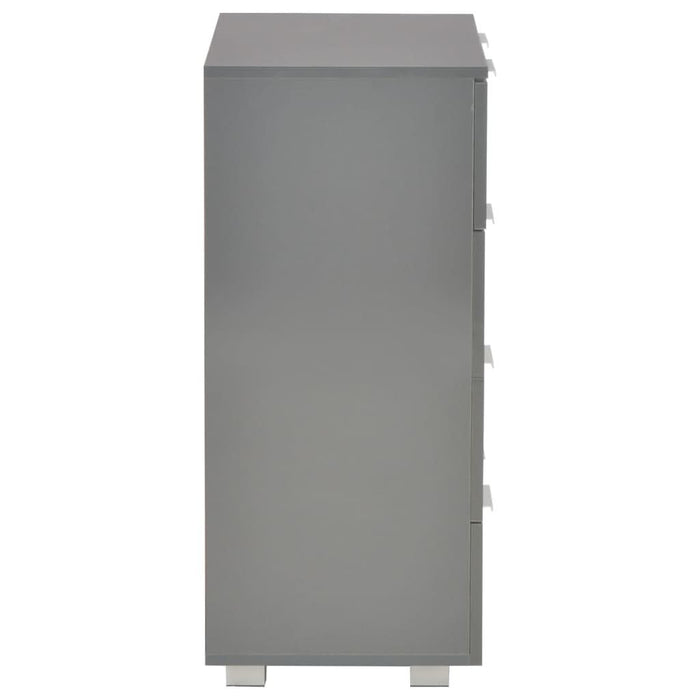 Dulap, gri extralucios, 60x35x80 cm, lemn prelucrat - WALTI WALTI