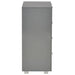 Dulap, gri extralucios, 60x35x80 cm, lemn prelucrat - WALTI WALTI
