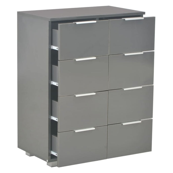Dulap, gri extralucios, 60x35x80 cm, lemn prelucrat - WALTI WALTI