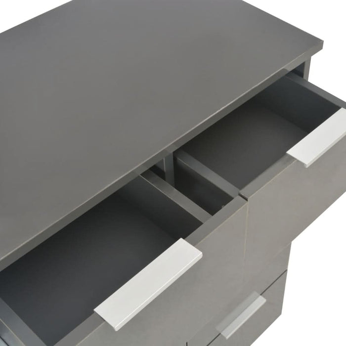 Dulap, gri extralucios, 60x35x80 cm, lemn prelucrat - WALTI WALTI