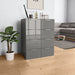 Dulap, gri extralucios, 60x35x80 cm, lemn prelucrat - WALTI WALTI