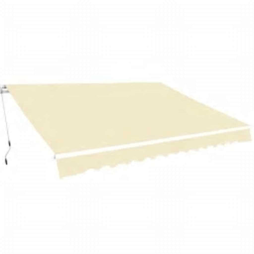 Copertină pliabilă acționată manual, crem, 600 cm - WALTI WALTI