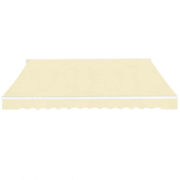 Copertină pliabilă acționată manual, crem, 600 cm - WALTI WALTI