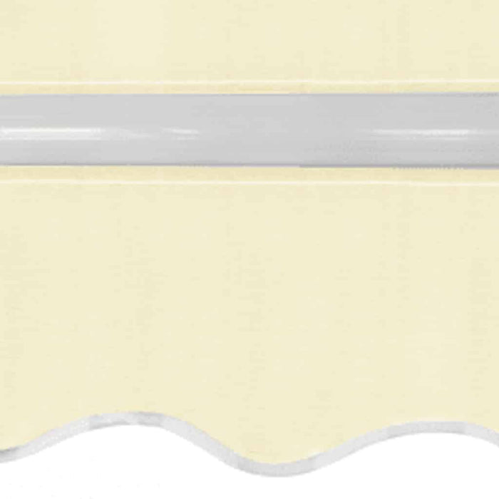 Copertină pliabilă acționată manual, crem, 600 cm - WALTI WALTI