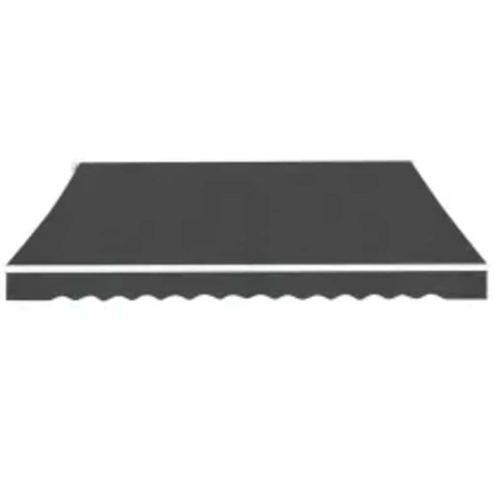 Copertină pliabilă acționată manual, antracit, 600 cm - WALTI WALTI