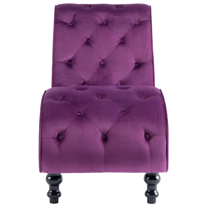 Șezlong, violet, catifea - WALTI WALTI