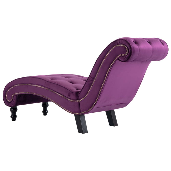 Șezlong, violet, catifea - WALTI WALTI