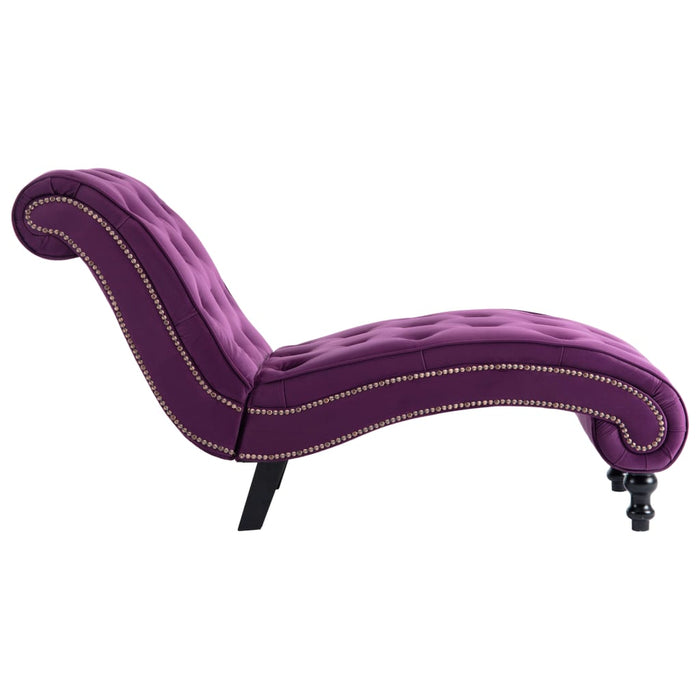 Șezlong, violet, catifea - WALTI WALTI