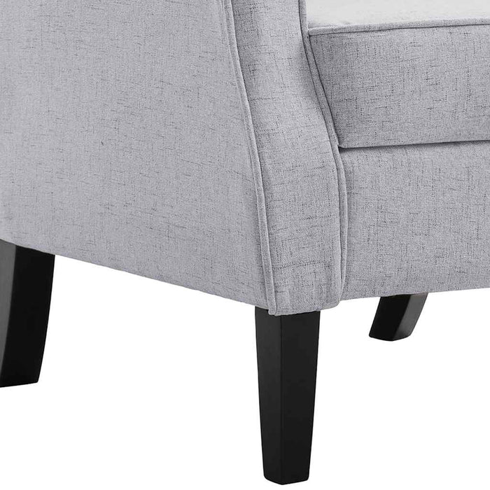 Fotoliu, gri deschis, material textil - WALTI WALTI