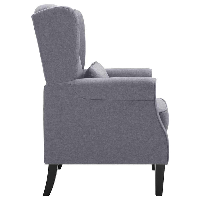 Fotoliu, gri închis, material textil WALTI