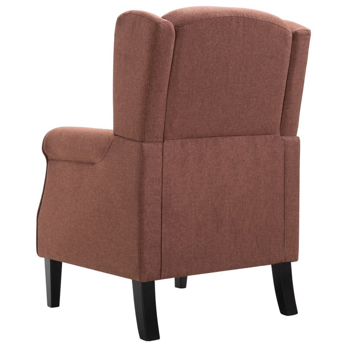Fotoliu, maro, material textil - WALTI WALTI