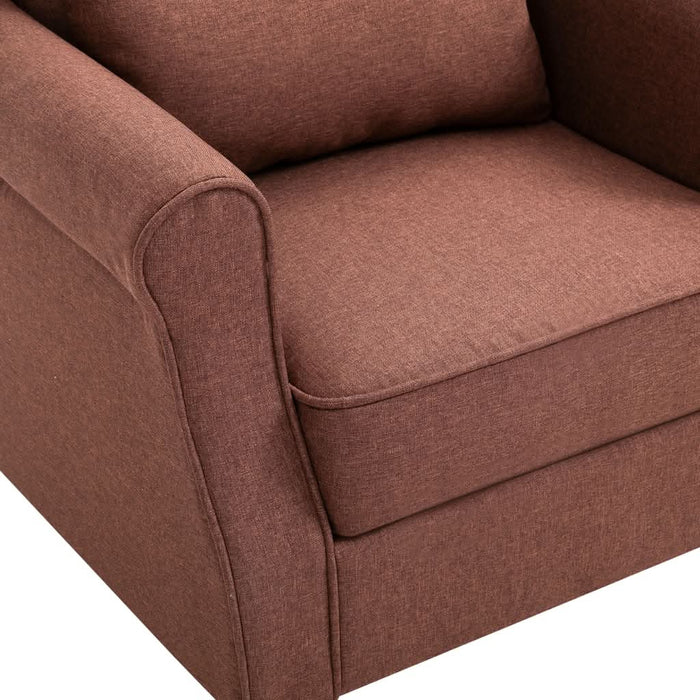 Fotoliu, maro, material textil - WALTI WALTI