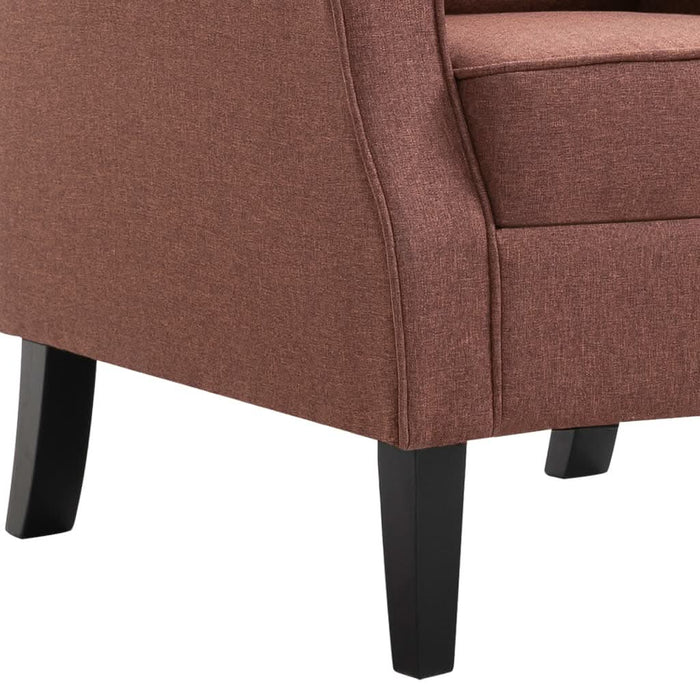 Fotoliu, maro, material textil - WALTI WALTI