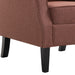 Fotoliu, maro, material textil - WALTI WALTI