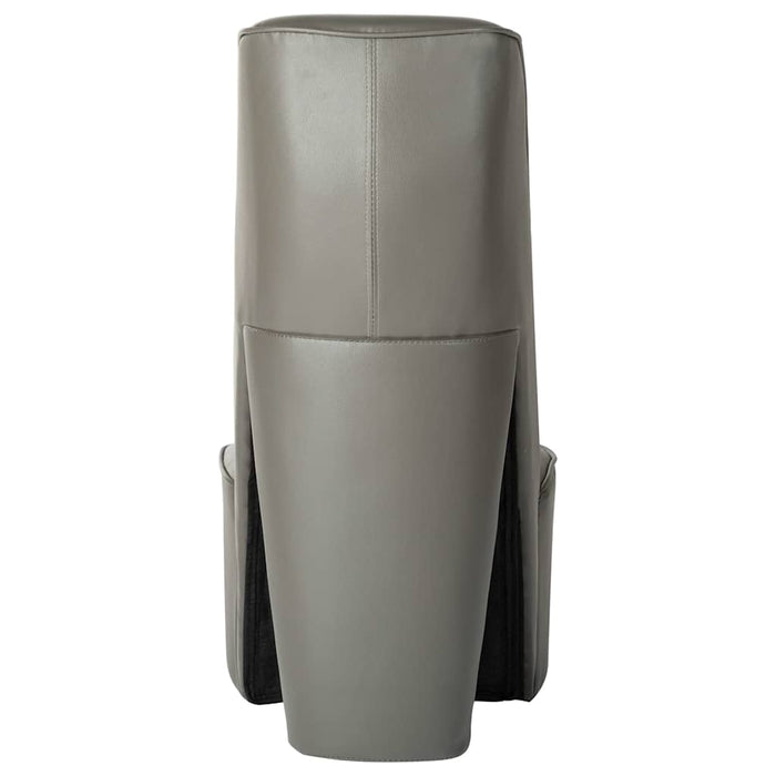 Scaun, design toc înalt, gri, piele artificială WALTI