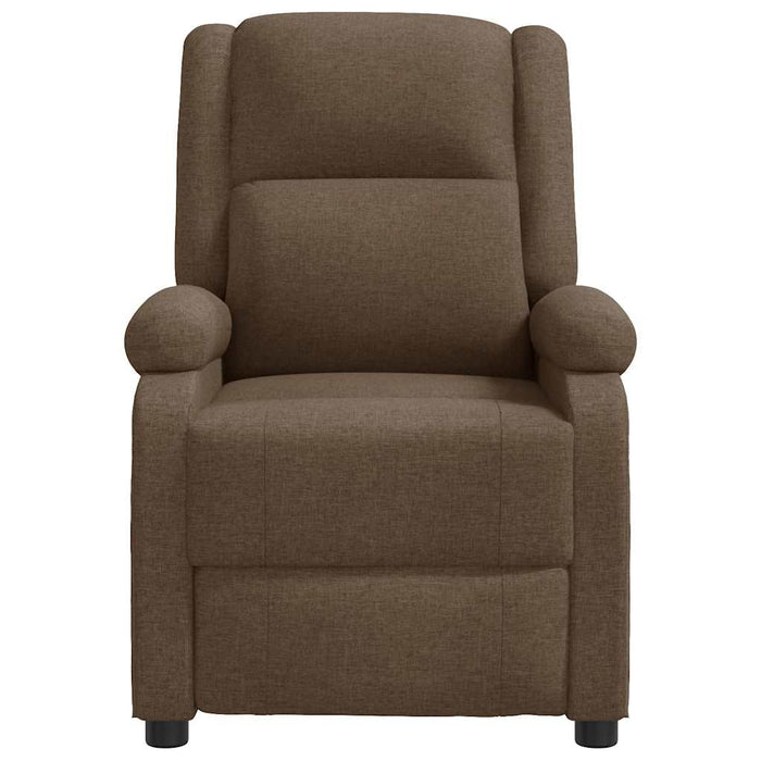 Fotoliu rabatabil, maro, material textil WALTI