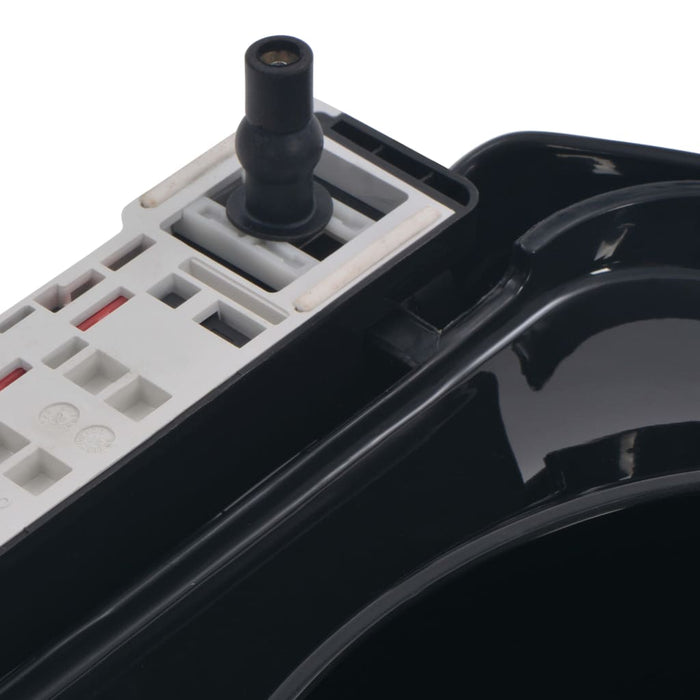 Capac WC cu închidere silențioasă, eliberare rapidă, negru - WALTI WALTI