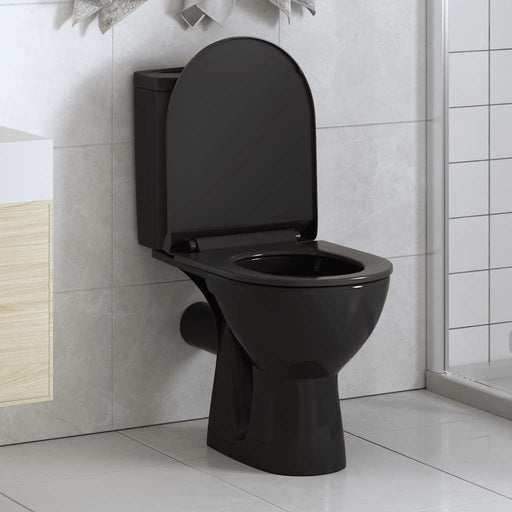 Capac WC cu închidere silențioasă, eliberare rapidă, negru - WALTI WALTI