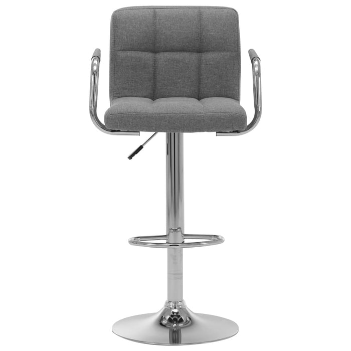 Scaun de bar, gri deschis, material textil - WALTI WALTI