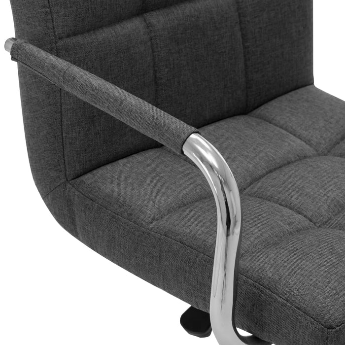 Scaun de bar, gri închis, material textil WALTI