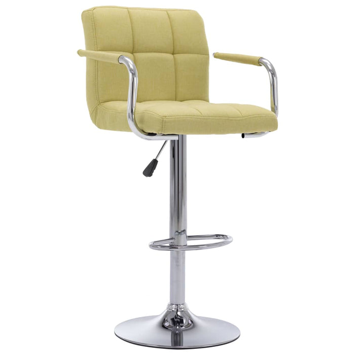 Scaun de bar, verde, material textil WALTI
