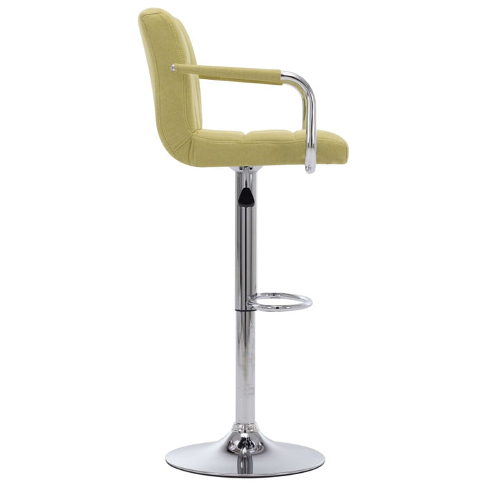 Scaun de bar, verde, material textil WALTI