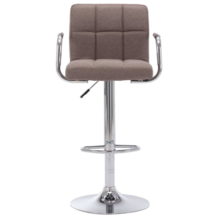 283418 vidaXL Bar Stool Taupe Fabric - WALTI WALTI