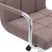 283418 vidaXL Bar Stool Taupe Fabric - WALTI WALTI