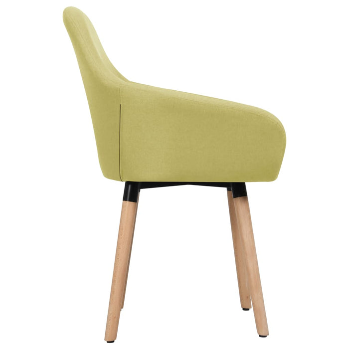 Scaune de bucătărie, 2 buc., verde, material textil - WALTI WALTI