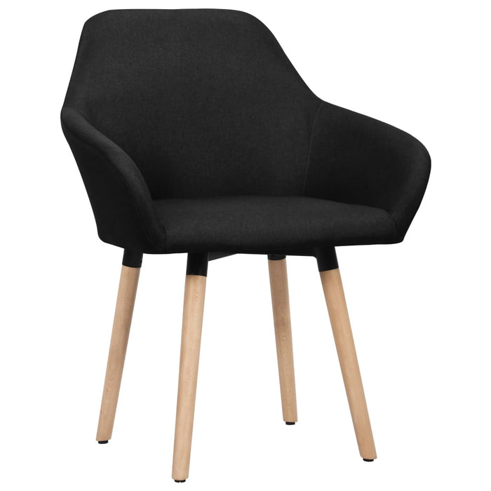 Scaune de bucătărie, 2 buc. negru, textil - WALTI WALTI