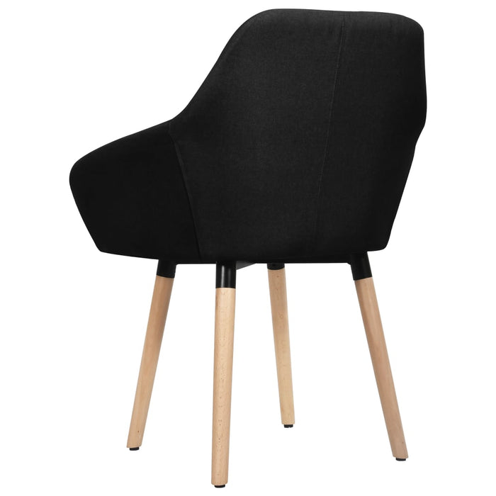 Scaune de bucătărie, 2 buc. negru, textil - WALTI WALTI