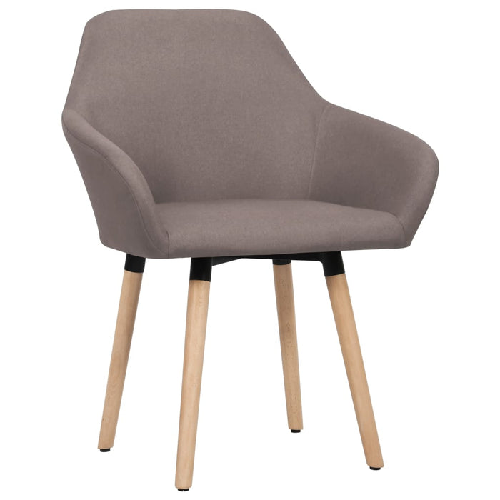 Scaune de bucătărie, 2 buc., gri taupe, material textil WALTI