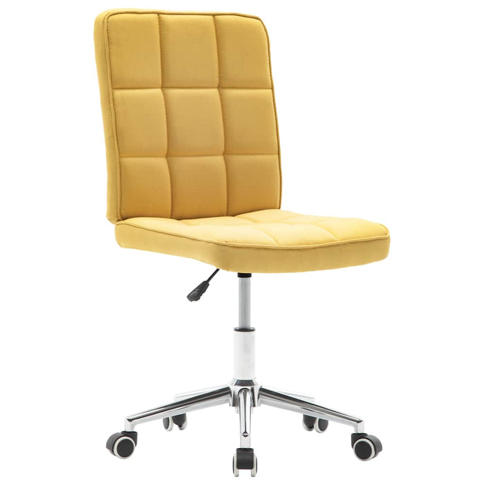 Scaun de bucătărie, galben, material textil WALTI