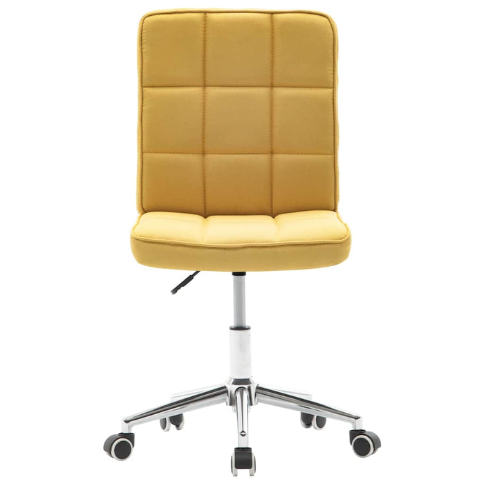 Scaun de bucătărie, galben, material textil WALTI