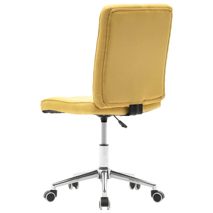Scaun de bucătărie, galben, material textil WALTI
