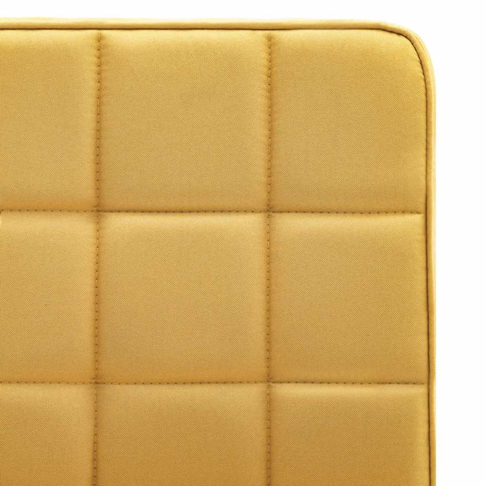Scaun de bucătărie, galben, material textil WALTI