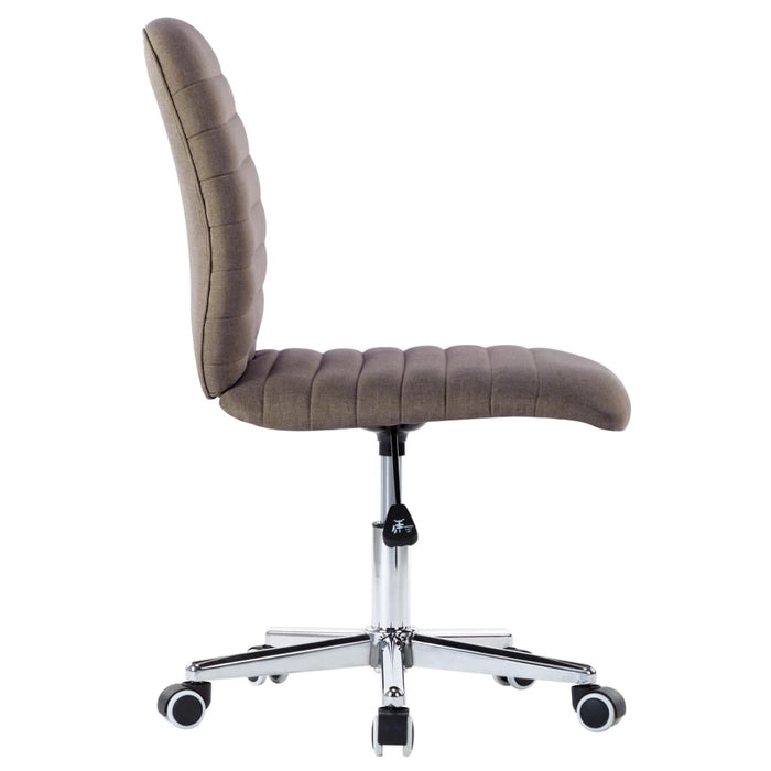 Scaune de bucătărie, 2 buc., gri taupe, material textil - WALTI WALTI