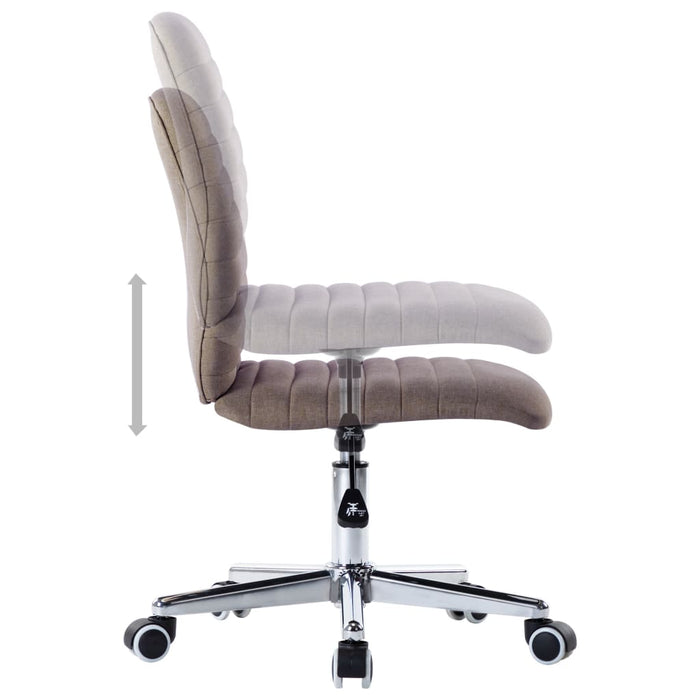 Scaune de bucătărie, 2 buc., gri taupe, material textil - WALTI WALTI