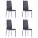 Set mobilier de bucătărie, 5 piese, gri - WALTI WALTI