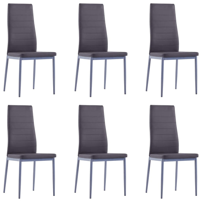 Set mobilier de bucătărie, 7 piese, gri - WALTI WALTI