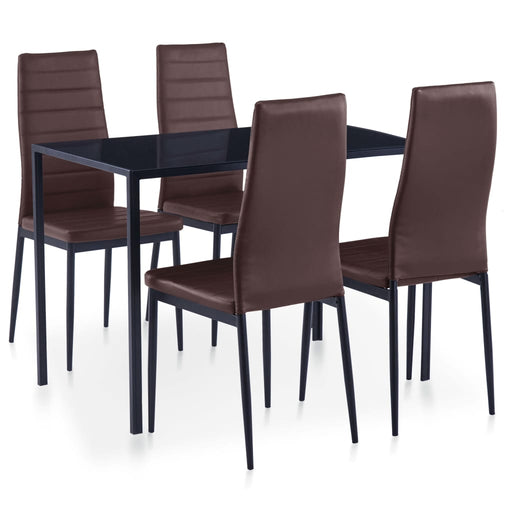 Set mobilier de bucătărie, 5 piese, maro - WALTI WALTI