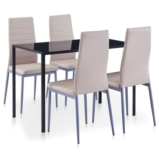 Set mobilier de bucătărie, 5 piese, cappuccino - WALTI WALTI