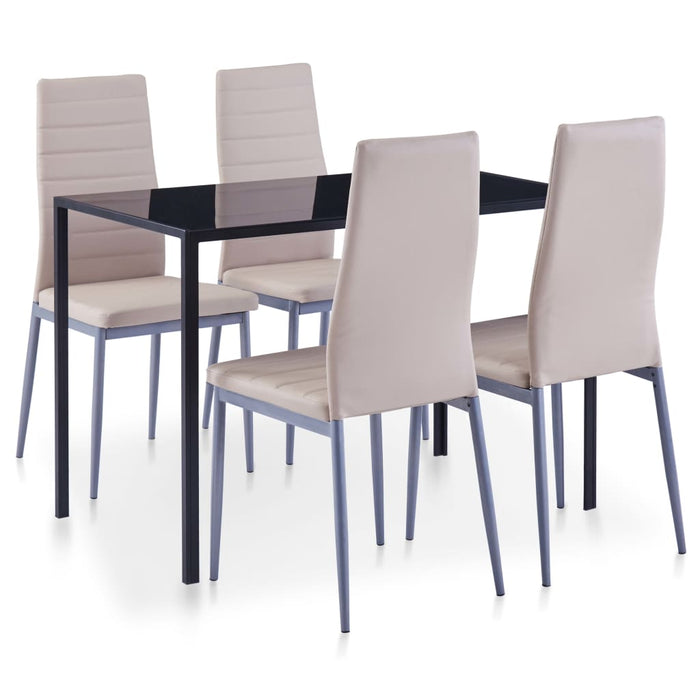 Set mobilier de bucătărie, 5 piese, cappuccino - WALTI WALTI