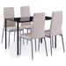 Set mobilier de bucătărie, 5 piese, cappuccino - WALTI WALTI