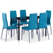 Set mobilier de bucătărie, 7 piese, albastru - WALTI WALTI